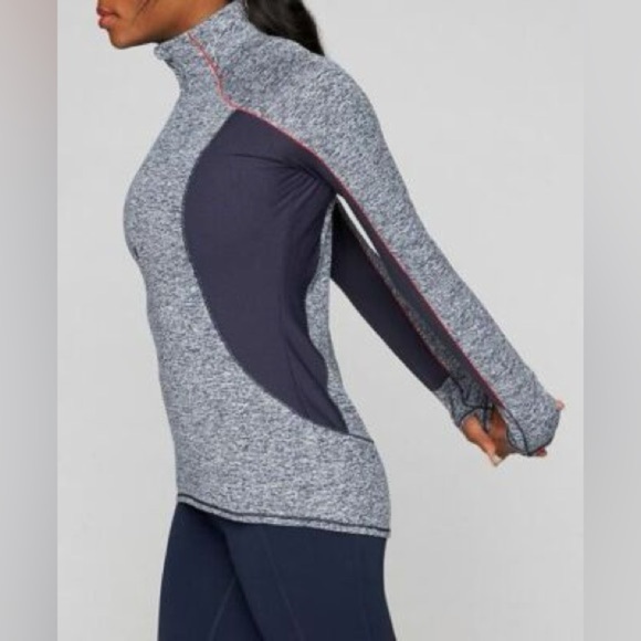 Athleta Running Wild Women’s Colorblock Half Zip Pullover Size XS - Picture 1 of 9